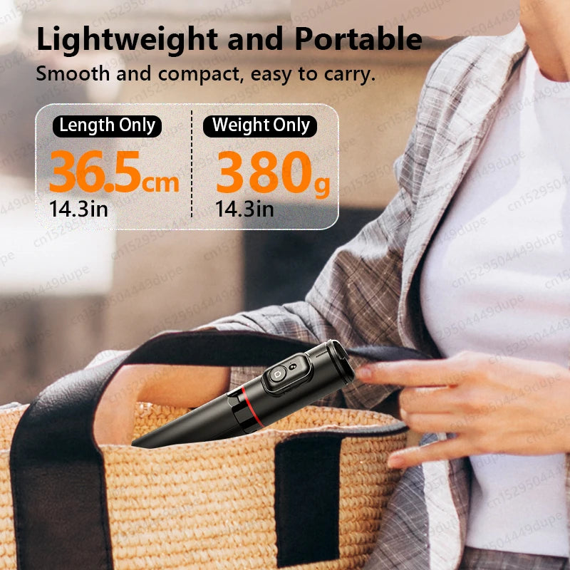 Selfie Stick with Wireless Bluetooth Remote, Portable 72 Inch Aluminum Alloy Selfie Stick Phone Tripod for Ios Android Cellphone